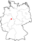 Karte Warburg, Westfalen